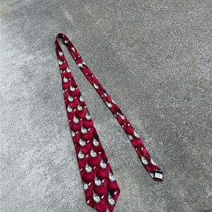 VTG Wizard Of Oz Neck Tie Mens Turner Entertainment Tin Man 100% Silk USA 1992